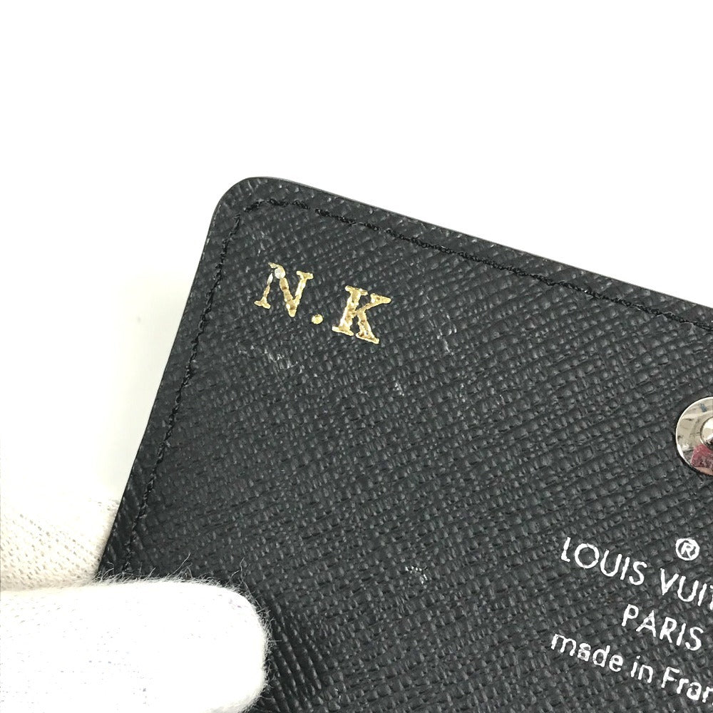 LOUIS VUITTON M56582 Epi Envelope Carte de Visite Business Card Case, Pass Case with Flap, Bifold Card Case, Epi Leather, Unisex, Noir Black