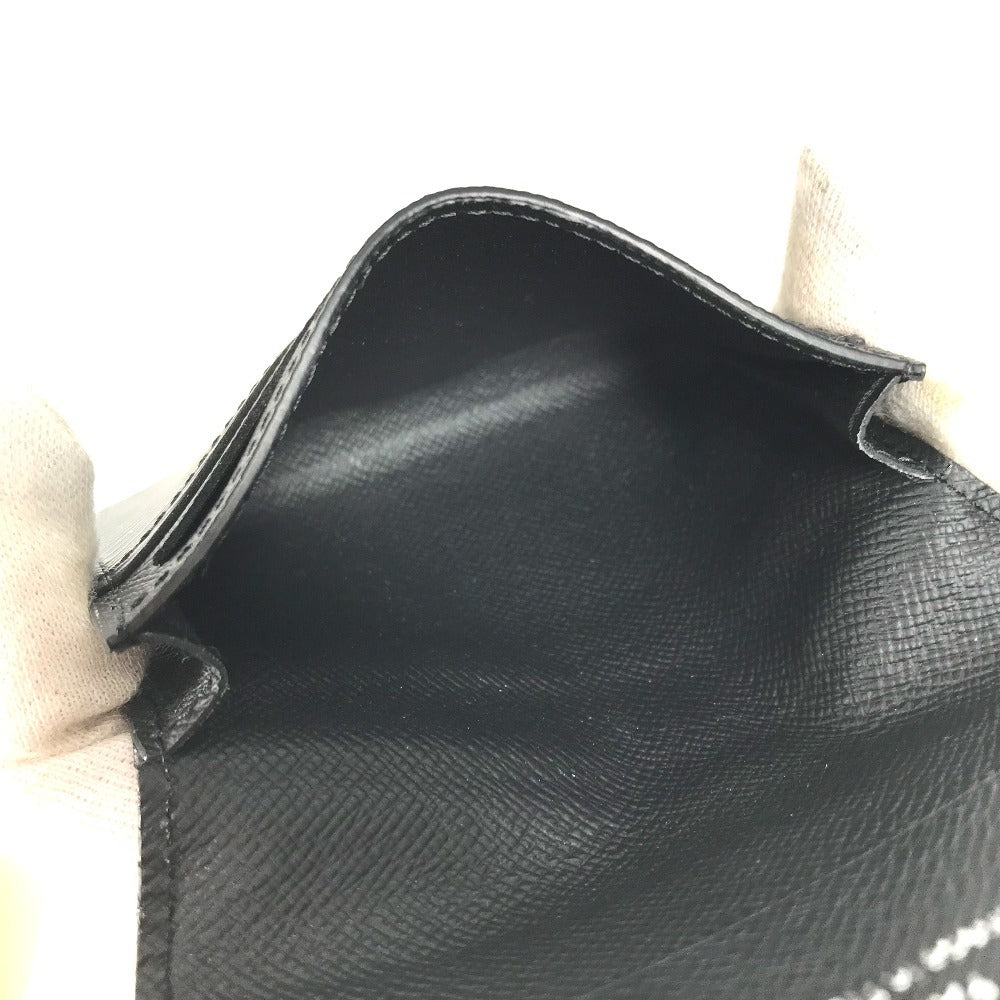 LOUIS VUITTON M56582 Epi Envelope Carte de Visite Business Card Case, Pass Case with Flap, Bifold Card Case, Epi Leather, Unisex, Noir Black
