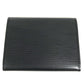 LOUIS VUITTON M56582 Epi Envelope Carte de Visite Business Card Case, Pass Case with Flap, Bifold Card Case, Epi Leather, Unisex, Noir Black