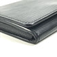 LOUIS VUITTON M56582 Epi Envelope Carte de Visite Business Card Case, Pass Case with Flap, Bifold Card Case, Epi Leather, Unisex, Noir Black