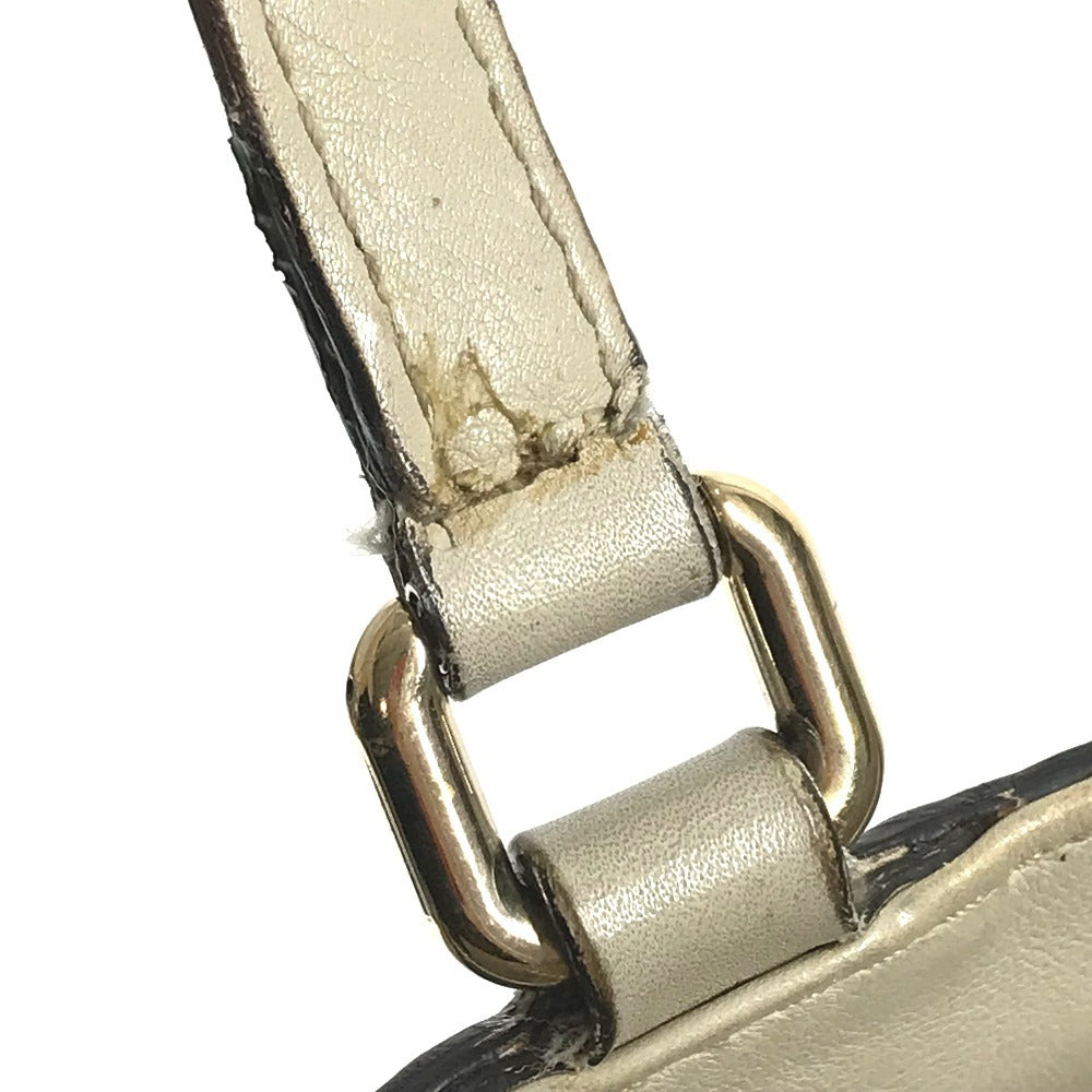 GUCCI 257063 GG Logo Guccissima Bag Tote Bag Shoulder Bag Handbag Shima Leather Unisex Ivory