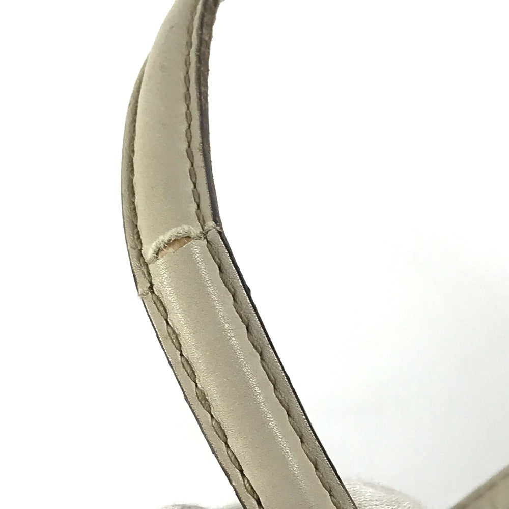 GUCCI 257063 GG Logo Guccissima Bag Tote Bag Shoulder Bag Handbag Shima Leather Unisex Ivory