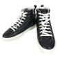 LOUIS VUITTON Shoes Rainbow Stellar Line High-Top Sneakers Leather Women's Black