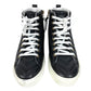 LOUIS VUITTON Shoes Rainbow Stellar Line High-Top Sneakers Leather Women's Black