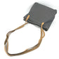 HERMES Ahmedabad Cabas de Poche Shoulder Bag Cotton Unisex Gray