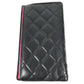 CHANEL A26717 Cambon Line CC Coco Mark Logo Long Bifold Wallet Leather Unisex Black