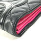 CHANEL A26717 Cambon Line CC Coco Mark Logo Long Bifold Wallet Leather Unisex Black