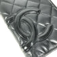 CHANEL A26717 Cambon Line CC Coco Mark Logo Long Bifold Wallet Leather Unisex Black