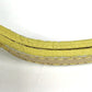 CHANEL A17682 New Travel Line CC Coco Mark Logo Strap Round Pouch Cosmetic Pouch Nylon Unisex Yellow