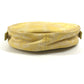 CHANEL A17682 New Travel Line CC Coco Mark Logo Strap Round Pouch Cosmetic Pouch Nylon Unisex Yellow