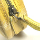 CHANEL A17682 New Travel Line CC Coco Mark Logo Strap Round Pouch Cosmetic Pouch Nylon Unisex Yellow