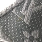 LOUIS VUITTON M74742 Echarpe Logomania Fringed Scarf Wool Unisex Grips Perle Grey
