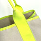 BALENCIAGA 339933 Navy Cabas S Navy Cabas S Bag Tote Bag Handbag Leather/Canvas Unisex Yellow
