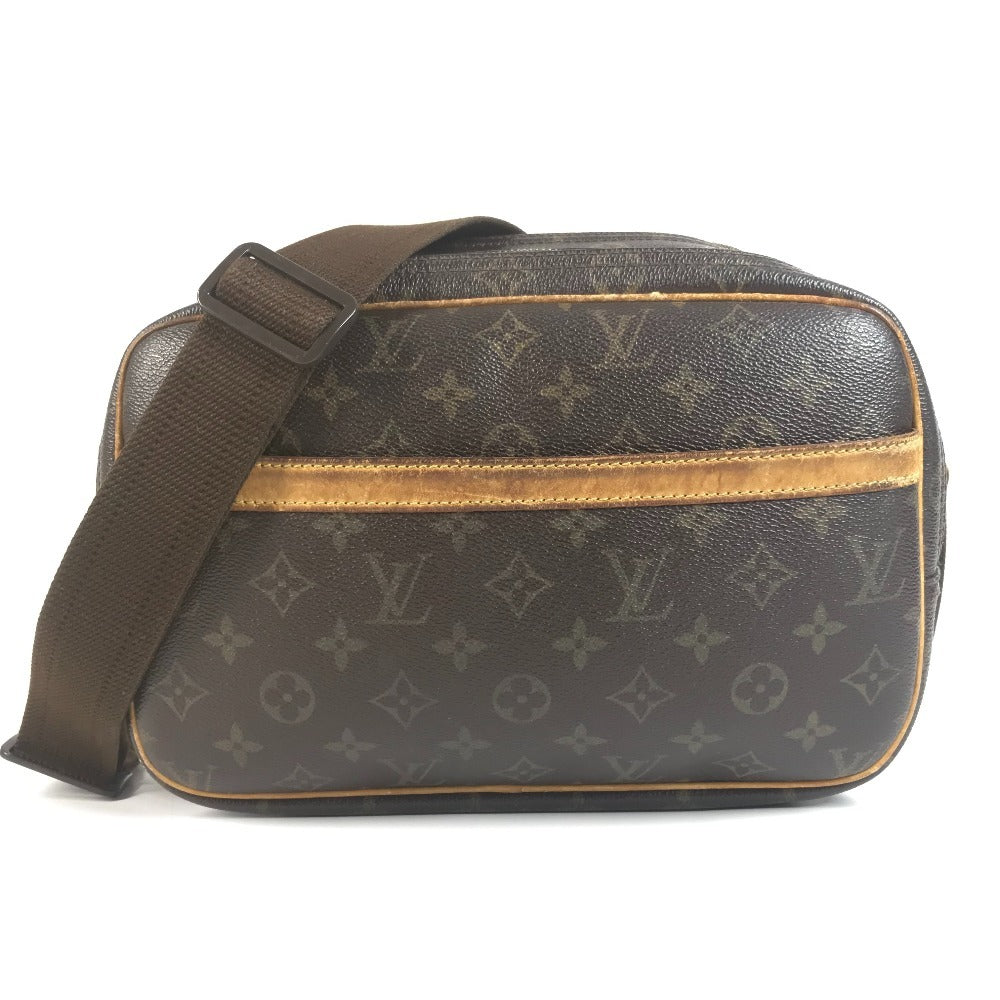 LOUIS VUITTON M45254 Monogram Reporter PM Crossbody Shoulder Bag Monogram Canvas Unisex Brown