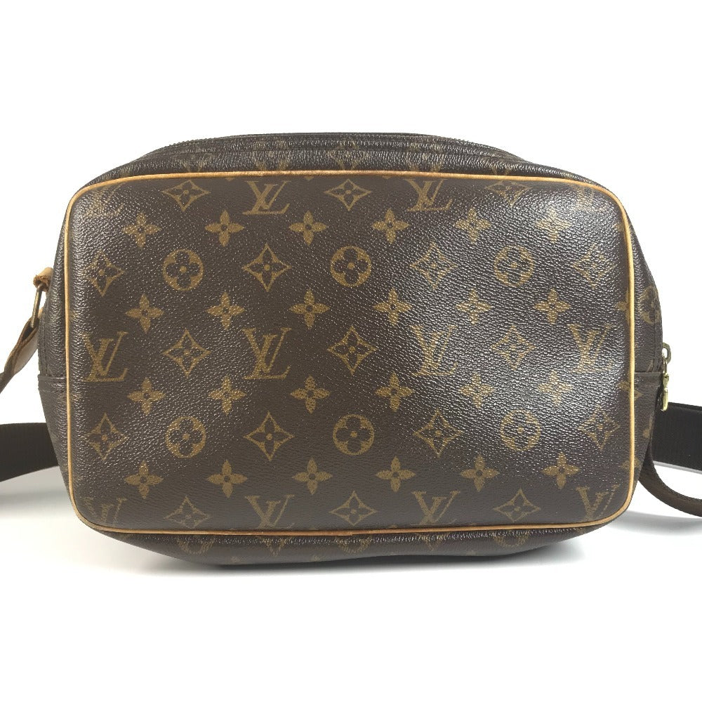 LOUIS VUITTON M45254 Monogram Reporter PM Crossbody Shoulder Bag Monogram Canvas Unisex Brown