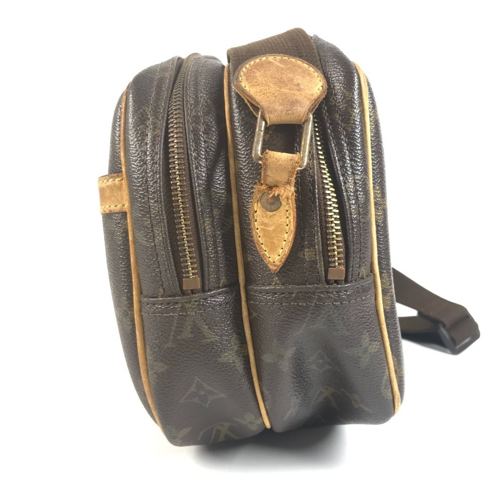 LOUIS VUITTON M45254 Monogram Reporter PM Crossbody Shoulder Bag Monogram Canvas Unisex Brown