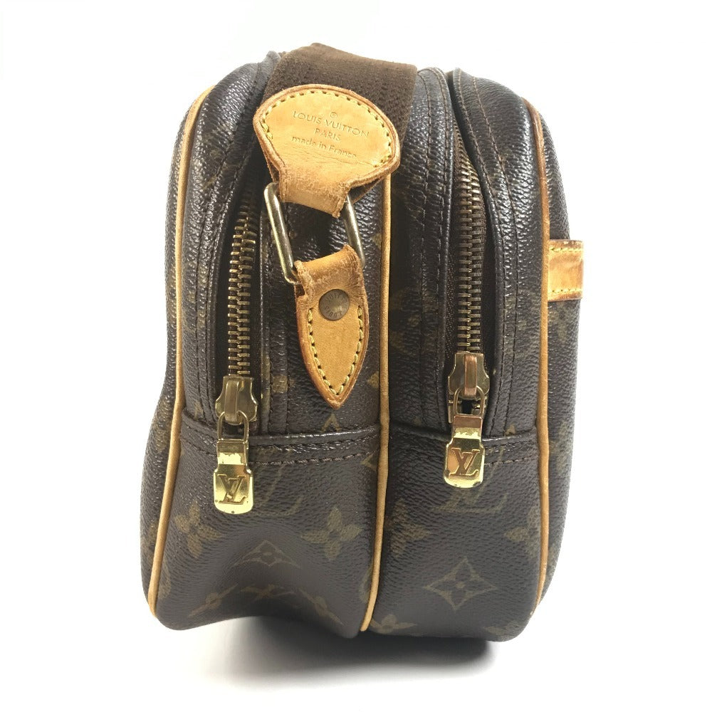 LOUIS VUITTON M45254 Monogram Reporter PM Crossbody Shoulder Bag Monogram Canvas Unisex Brown