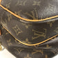 LOUIS VUITTON M45254 Monogram Reporter PM Crossbody Shoulder Bag Monogram Canvas Unisex Brown