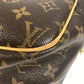 LOUIS VUITTON M45254 Monogram Reporter PM Crossbody Shoulder Bag Monogram Canvas Unisex Brown