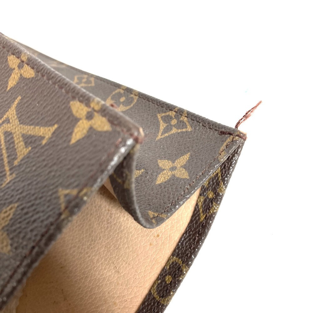 LOUIS VUITTON M51140 Monogram Sac Plat Tote Bag, Vertical Tote Handbag, Monogram Canvas, Unisex, Brown