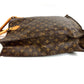 LOUIS VUITTON M51140 Monogram Sac Plat Tote Bag, Vertical Tote Handbag, Monogram Canvas, Unisex, Brown