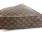 LOUIS VUITTON M51140 Monogram Sac Plat Tote Bag, Vertical Tote Handbag, Monogram Canvas, Unisex, Brown