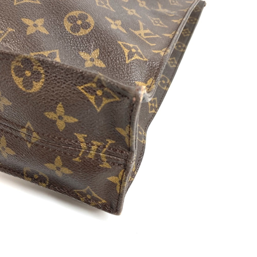 LOUIS VUITTON M51140 Monogram Sac Plat Tote Bag, Vertical Tote Handbag, Monogram Canvas, Unisex, Brown