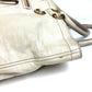 PRADA BR4220 Logo Bag Shoulder Tote Bag Shoulder Bag Leather Unisex Ivory