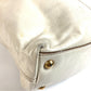 PRADA BR4220 Logo Bag Shoulder Tote Bag Shoulder Bag Leather Unisex Ivory