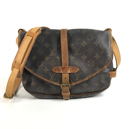 LOUIS VUITTON M42256 モノグラム ソミュール30 ソミュール30 フラップ カバン バック 斜め掛けバック ショルダーバッグ モノグラムキャンバス ユニセックス ブラウン