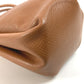 HERMES Vespa Drawstring Pouch, Small Item Holder, Leather, Unisex, Brown