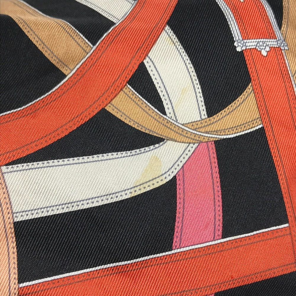 HERMES Airsilk Cavalcadour Backpack Bag Rucksack Silk Unisex Black
