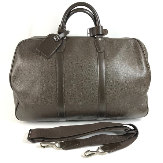 LOUIS VUITTON M30128 タイガ ケンダルPM ケンダル PM トラベルバッグ 旅行カバン　2WAYバッグ ショルダーバッグ ボストンバッグ タイガレザー ユニセックス グリズリ ブラウン