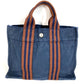 HERMES Fourre-Tout PM Fourre Tout PM Bag Tote Bag Handbag Cotton Unisex Navy