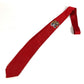 GUCCI Unknown Tiger Logo Suit Accessory Tie Silk Men's Red