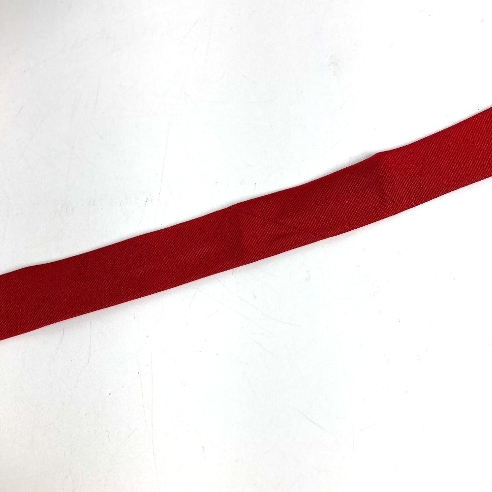 GUCCI Unknown Tiger Logo Suit Accessory Tie Silk Men's Red