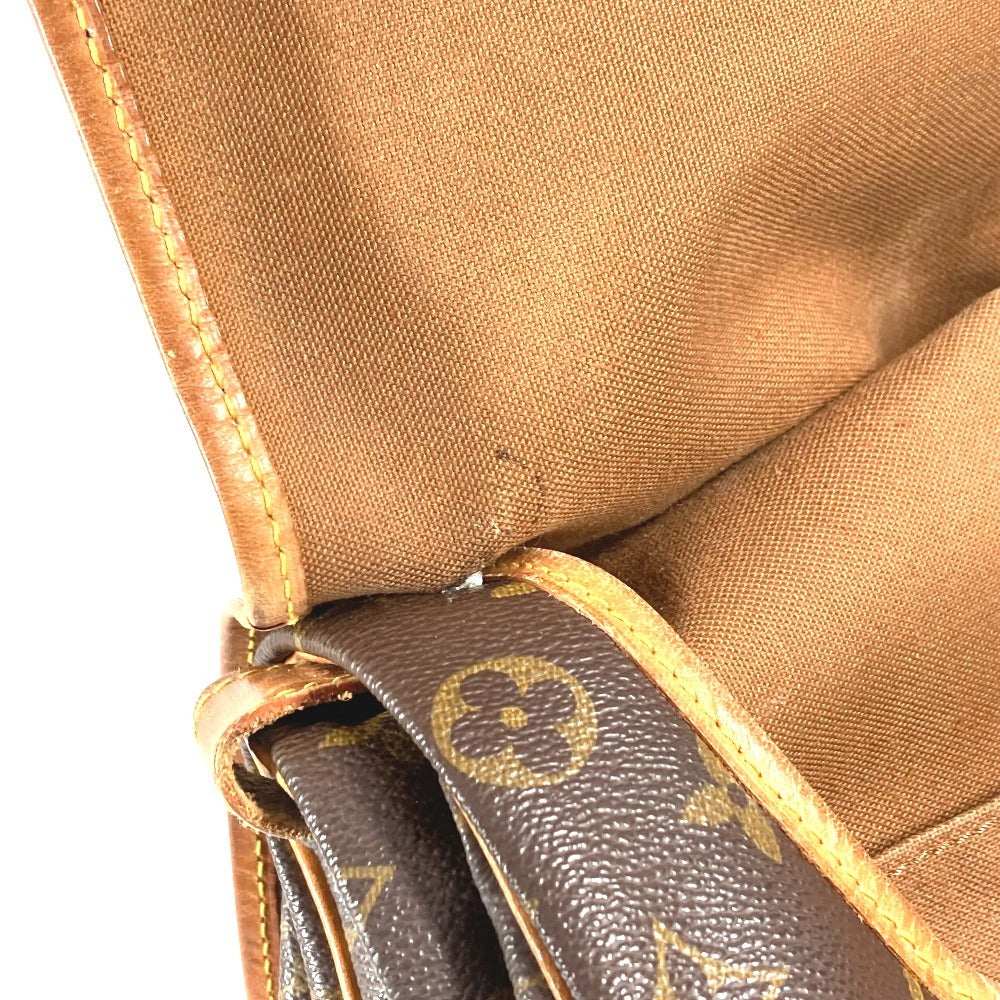 LOUIS VUITTON M42254 Monogram Saumur 35 Shoulder Bag, Crossbody Flap, Monogram Canvas, Unisex, Brown