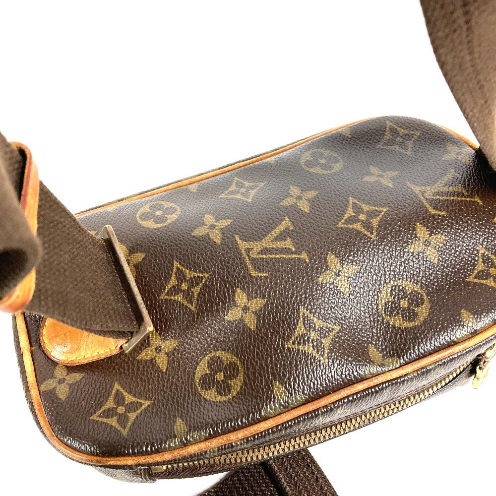 LOUIS VUITTON M51870 Monogram Pochette Gange Pochette Gange Bag Shoulder Bag Cross Body Bag Sling Bag Body Bag Monogram Canvas Unisex Brown