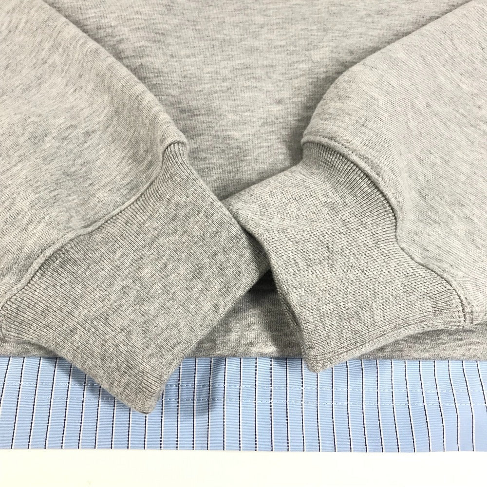 GUCCI 837933 Logo Long Sleeve Sweatshirt Top Apparel Trainer Cotton Women's Grey