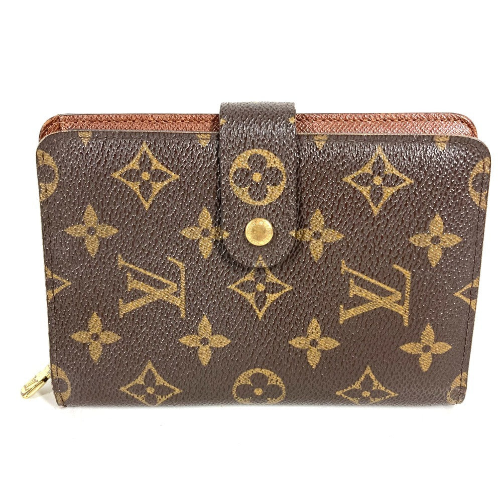 LOUIS VUITTON M61207 Monogram Portefeuille Zip Compact Wallet, Bi-fold Wallet, Monogram Canvas, Unisex, Brown