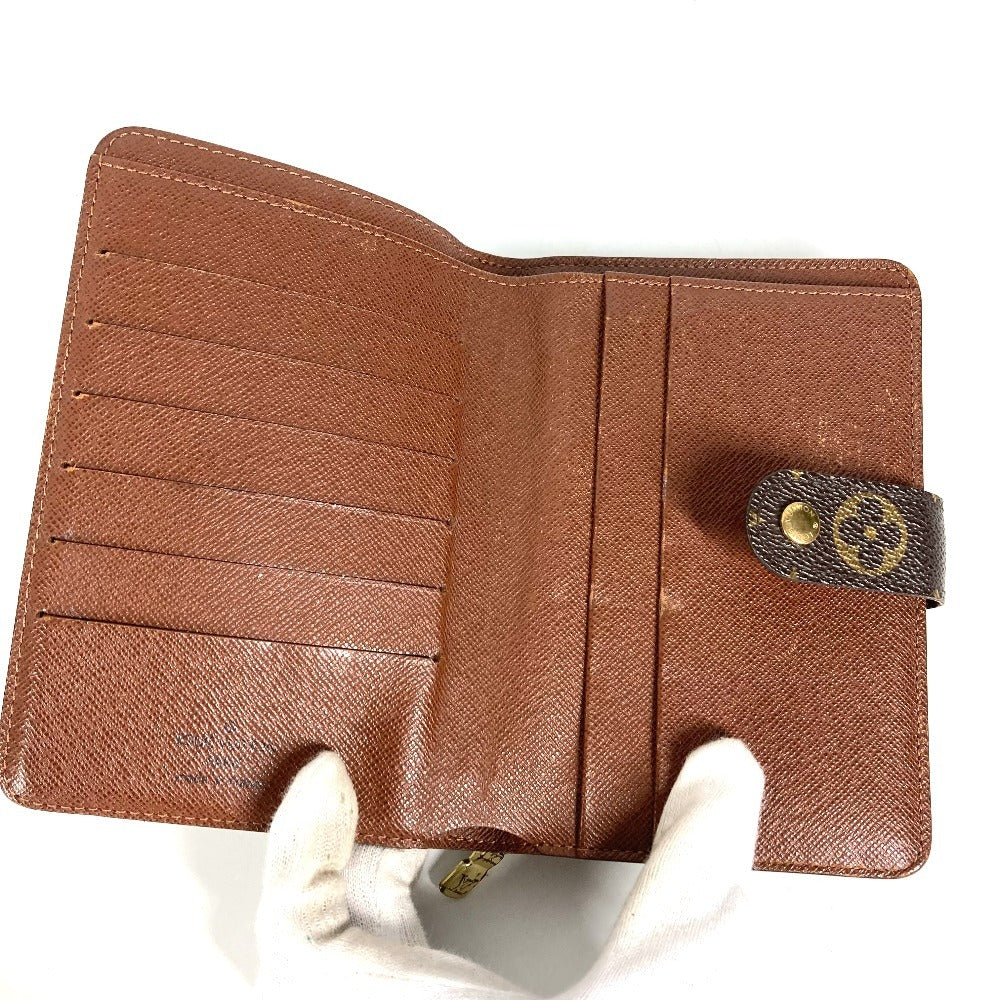 LOUIS VUITTON M61207 Monogram Portefeuille Zip Compact Wallet, Bi-fold Wallet, Monogram Canvas, Unisex, Brown