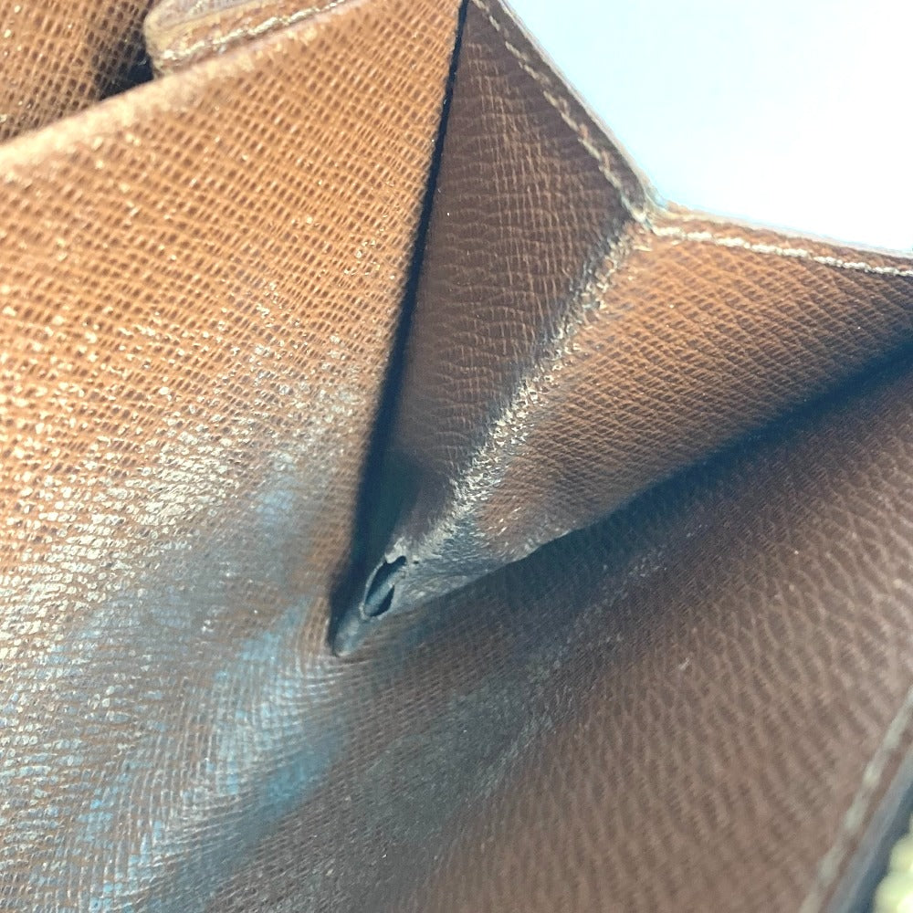 LOUIS VUITTON M61207 Monogram Portefeuille Zip Compact Wallet, Bi-fold Wallet, Monogram Canvas, Unisex, Brown