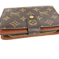 LOUIS VUITTON M61207 Monogram Portefeuille Zip Compact Wallet, Bi-fold Wallet, Monogram Canvas, Unisex, Brown
