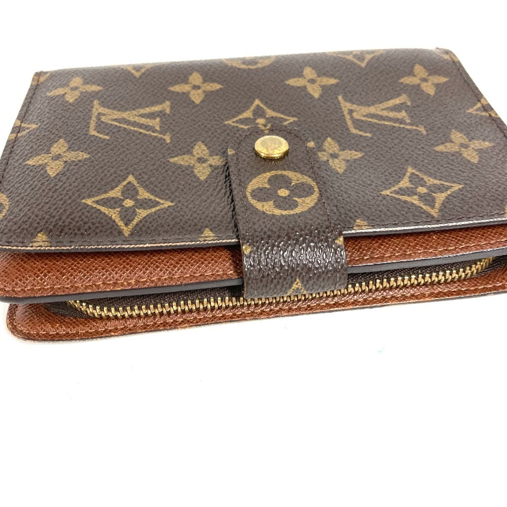 LOUIS VUITTON M61207 Monogram Portefeuille Zip Compact Wallet, Bi-fold Wallet, Monogram Canvas, Unisex, Brown