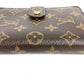 LOUIS VUITTON M61207 Monogram Portefeuille Zip Compact Wallet, Bi-fold Wallet, Monogram Canvas, Unisex, Brown
