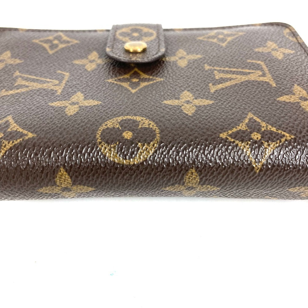 LOUIS VUITTON M61207 Monogram Portefeuille Zip Compact Wallet, Bi-fold Wallet, Monogram Canvas, Unisex, Brown