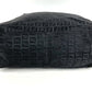 FENDI Zucchino Logo Handbag Shoulder Tote Bag Leather/Canvas Unisex Black