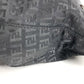 FENDI Zucchino Logo Handbag Shoulder Tote Bag Leather/Canvas Unisex Black