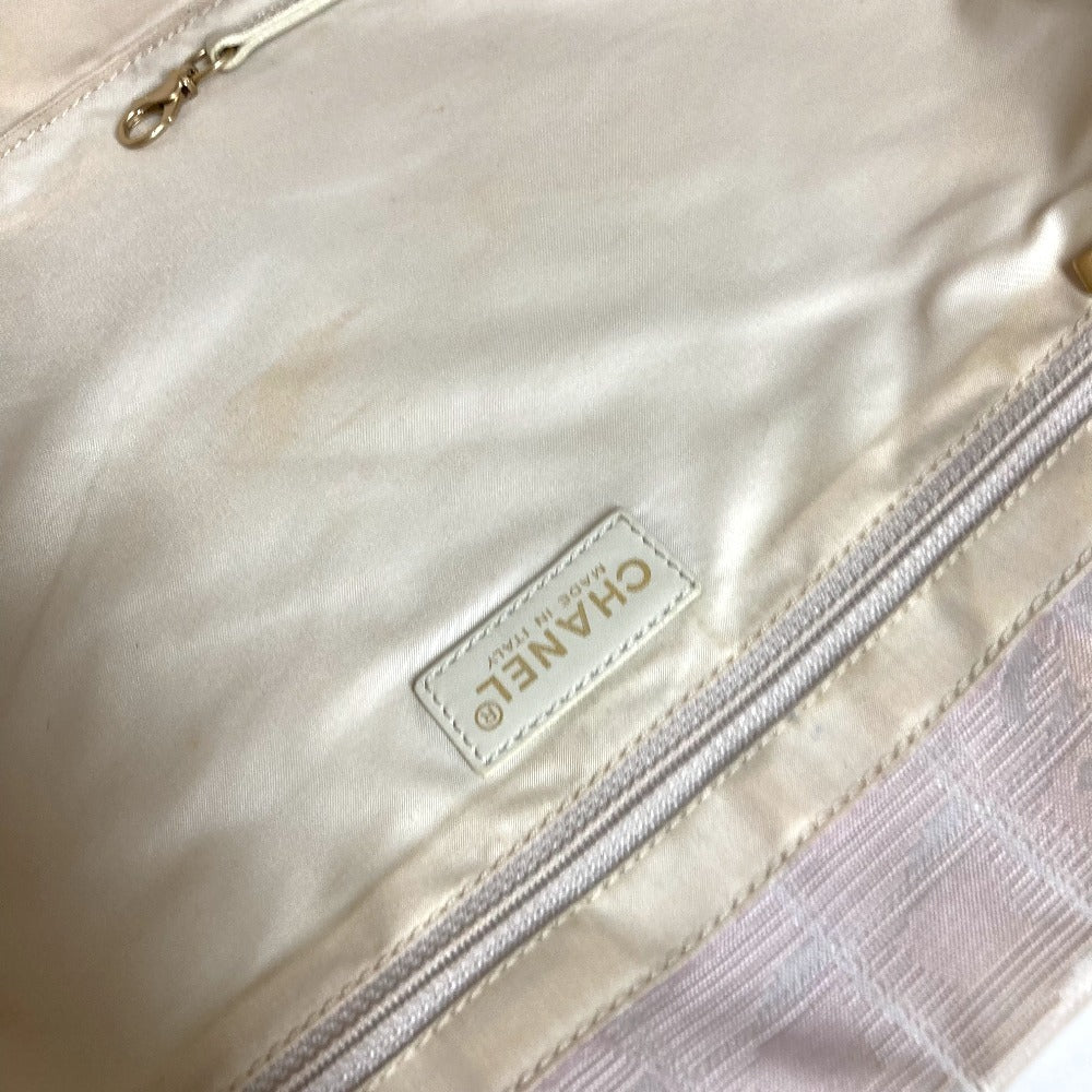 CHANEL A15991 CC ココマーク ロゴ ニュートラベルライン MM　ニュートラベルラインMM ショルダーバック カバン 肩掛け トートバッグ レザー/ナイロン ユニセックス ベージュ