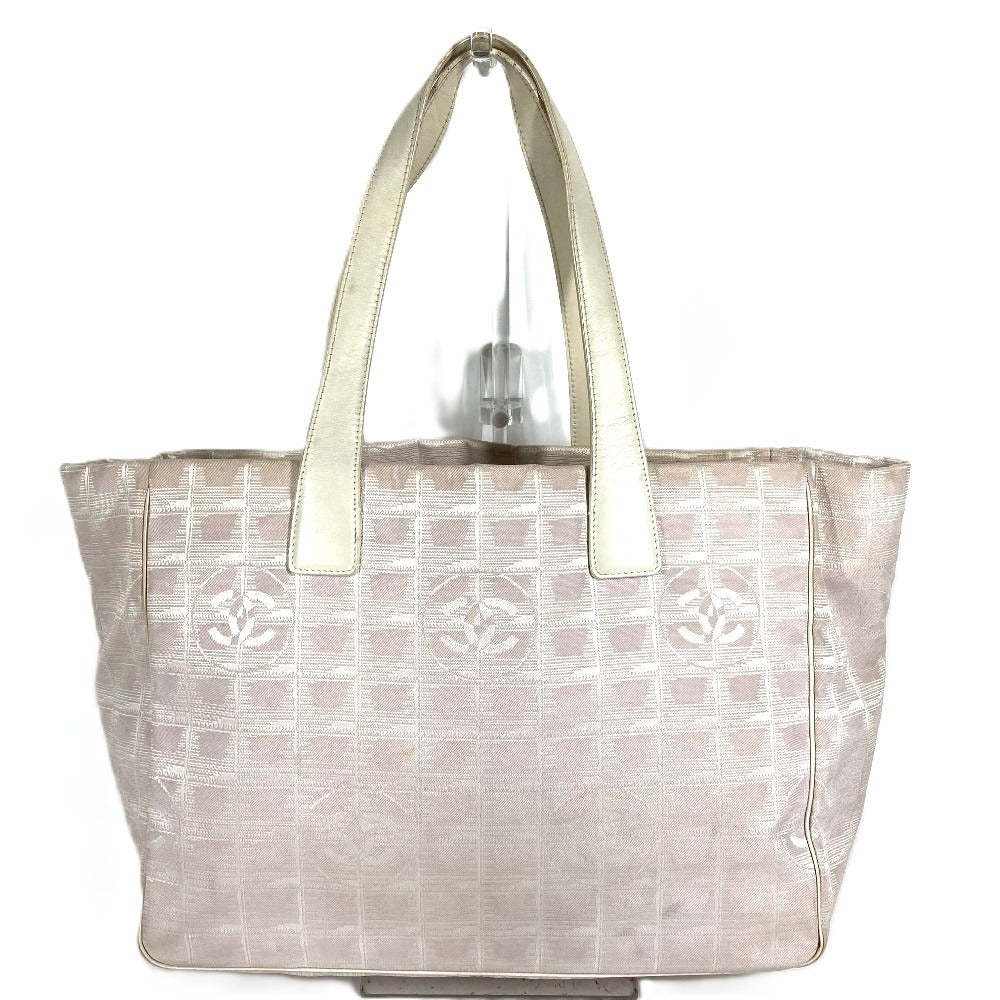 CHANEL A15991 CC ココマーク ロゴ ニュートラベルライン MM　ニュートラベルラインMM ショルダーバック カバン 肩掛け トートバッグ レザー/ナイロン ユニセックス ベージュ